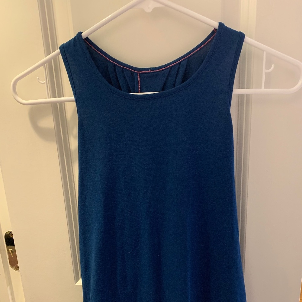 Athleta Girls Blue Twist Tank Top